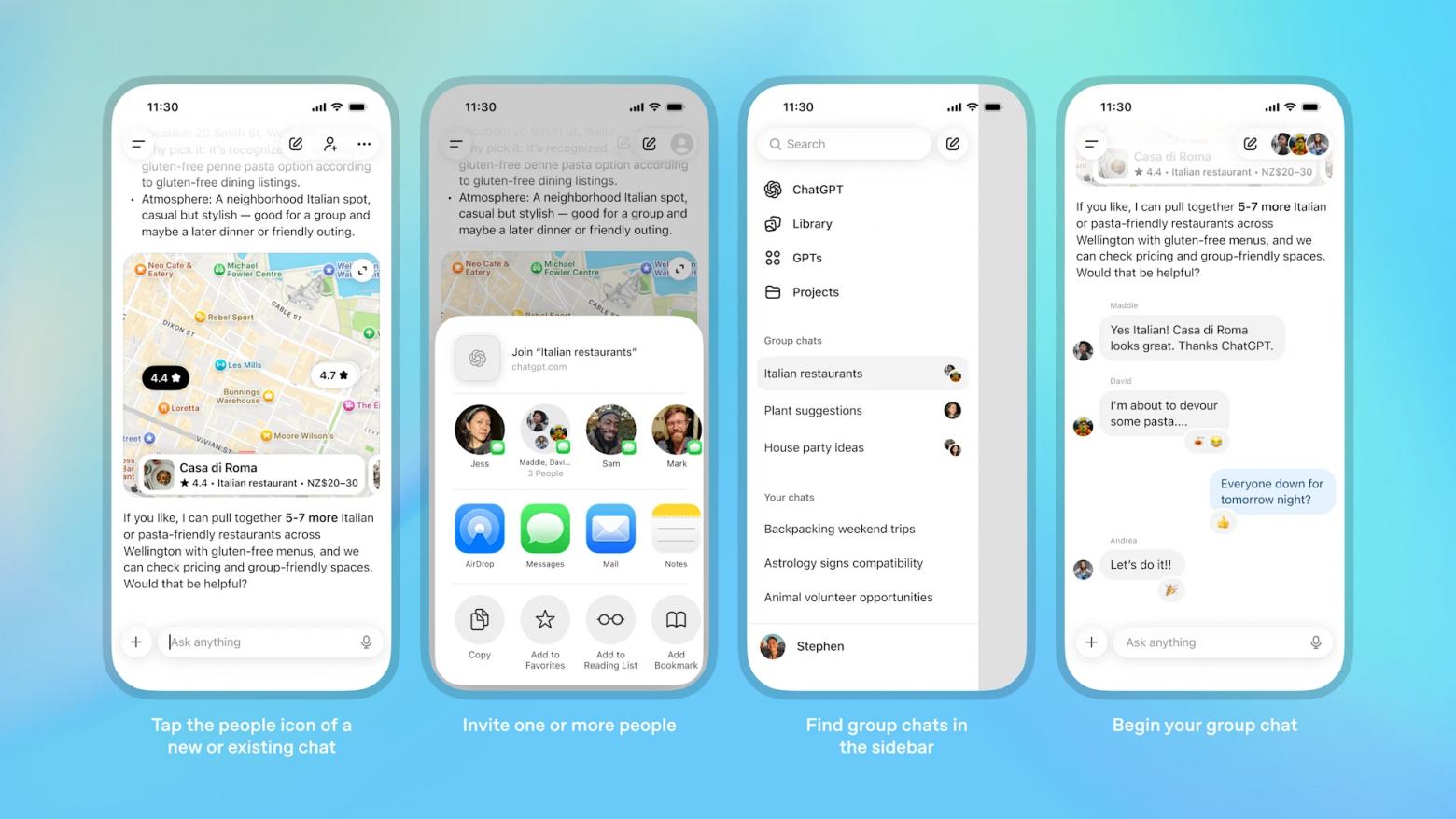 В ChatGPT появились групповые чаты, но пока в пилотном режиме - 2