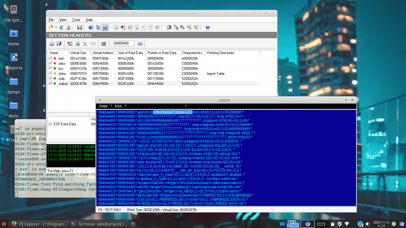 Ковыряем один эмулятор с помощью инструментов, запущенных в другом эмуляторе.