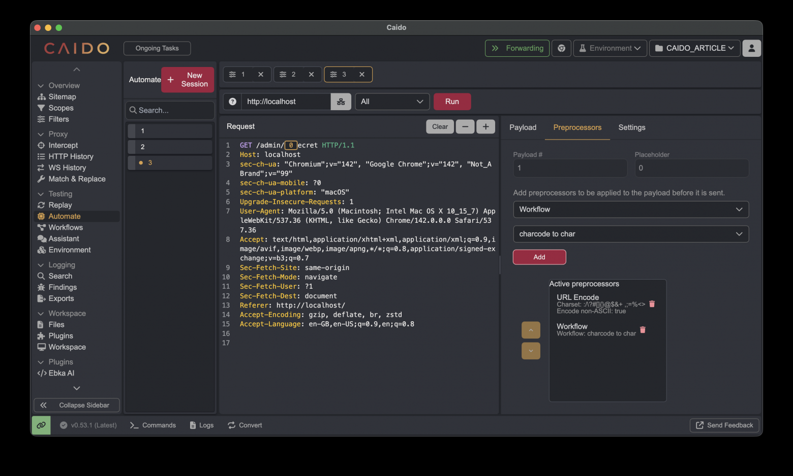 Настройка Automation
