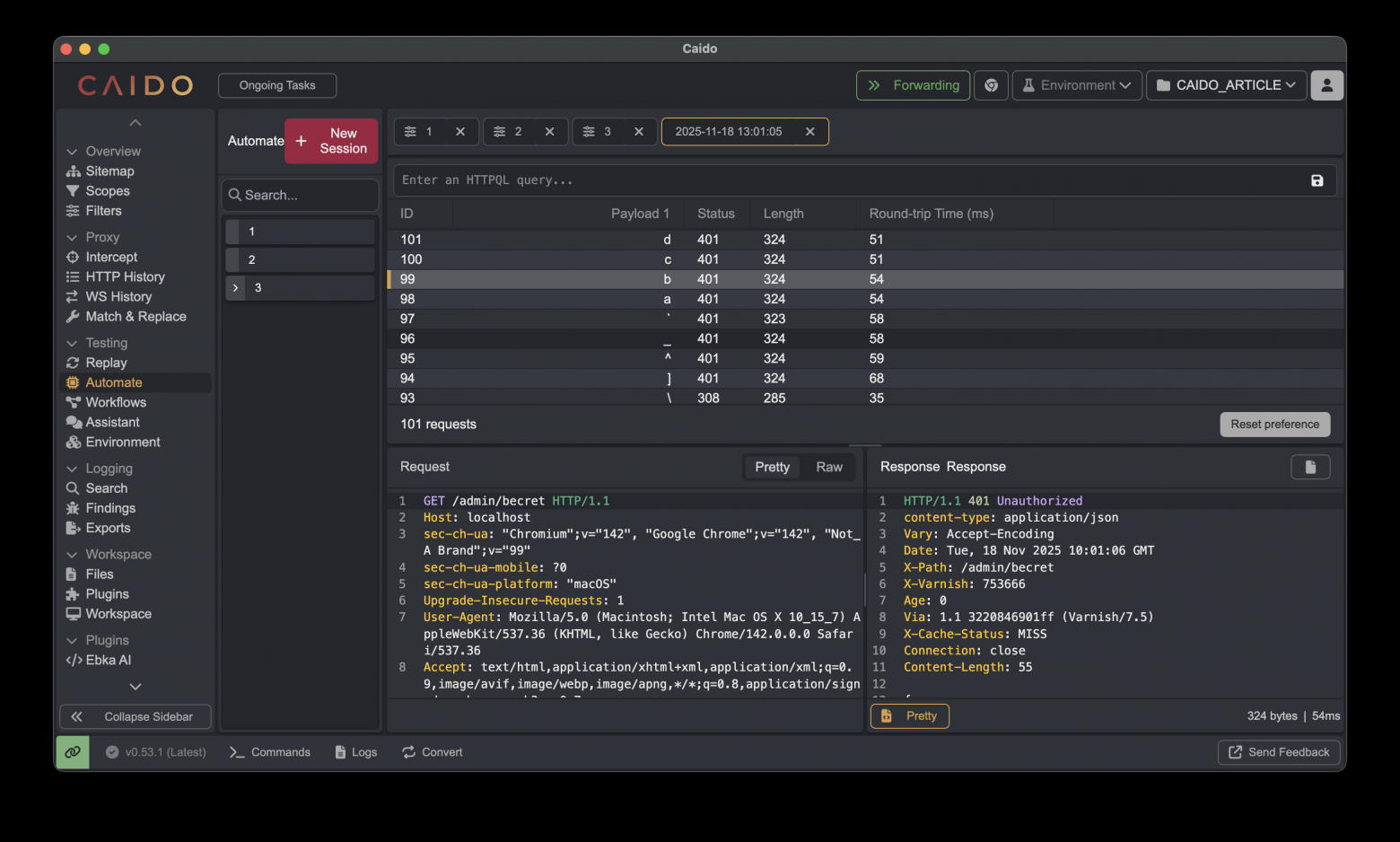 Результат Automation
