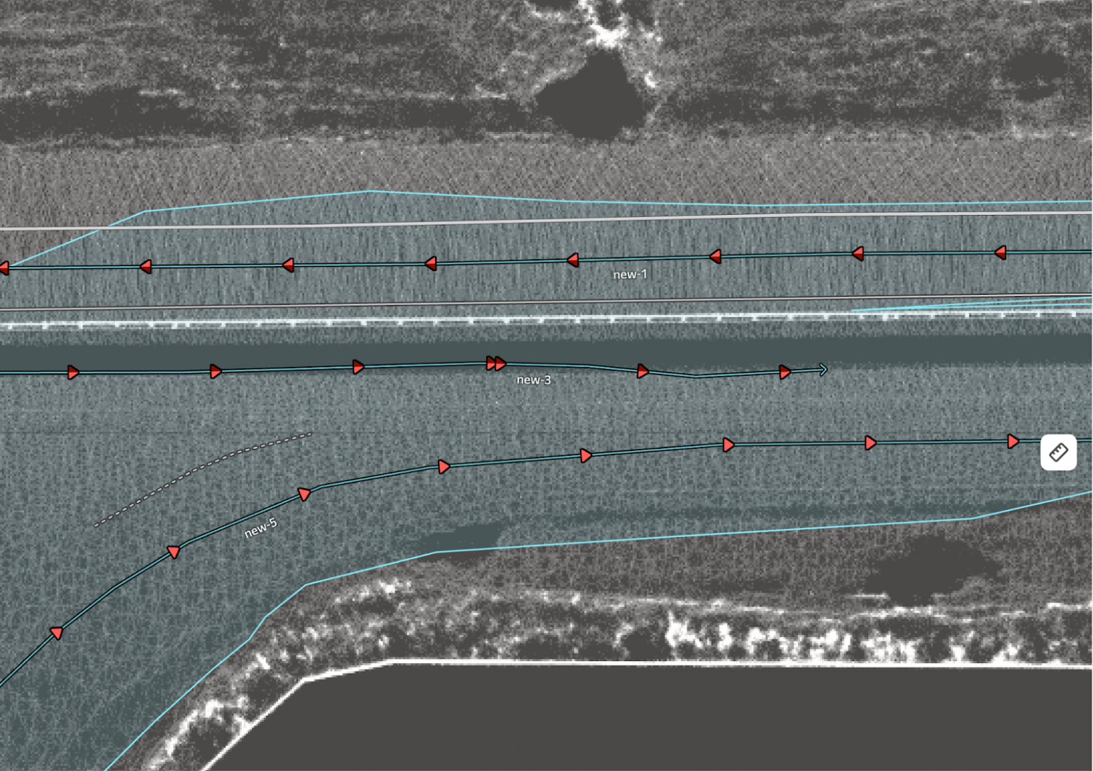 Тоже карта, сгенерированная с помощью ML, но она получилась хуже
