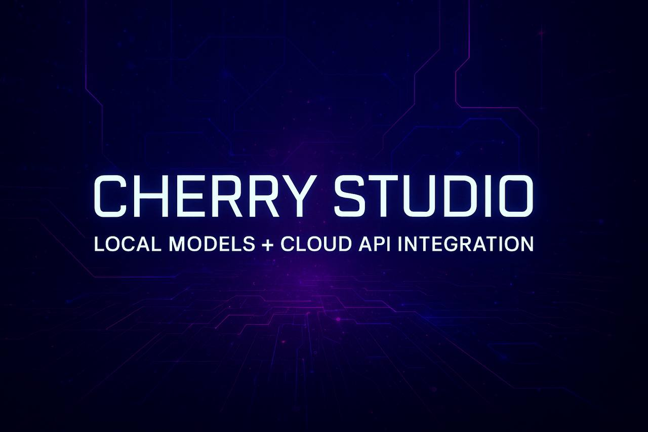 Обзор Cherry Studio: визуальная разработка AI-решений с BotHub - 1