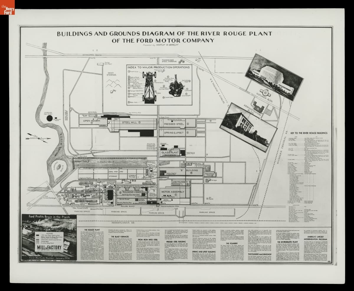 Схема Ривер Руж 1930хх годов. Оригинал тут