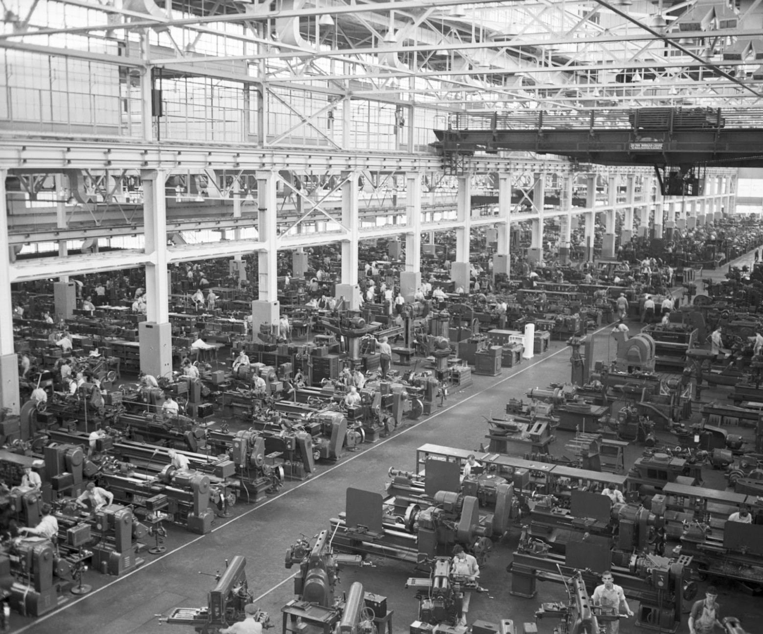 Новые времена - новые масштабы. Один из цехов Ривер Руж.