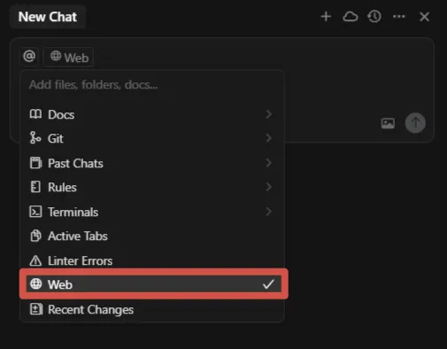 Упомянем и ещё одну полезную вещь: с помощью команды «@Web» можно легко находить ответы на вопросы в интернете.