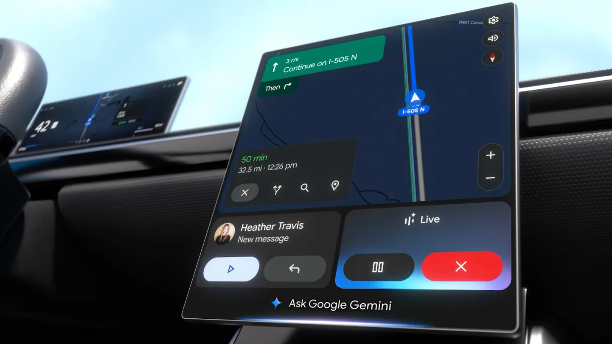 Google запускает Gemini в Android Auto. ИИ-помощник теперь доступен за рулём - 2 Google запускает Gemini в Android Auto. ИИ-помощник теперь доступен за рулём - 2
