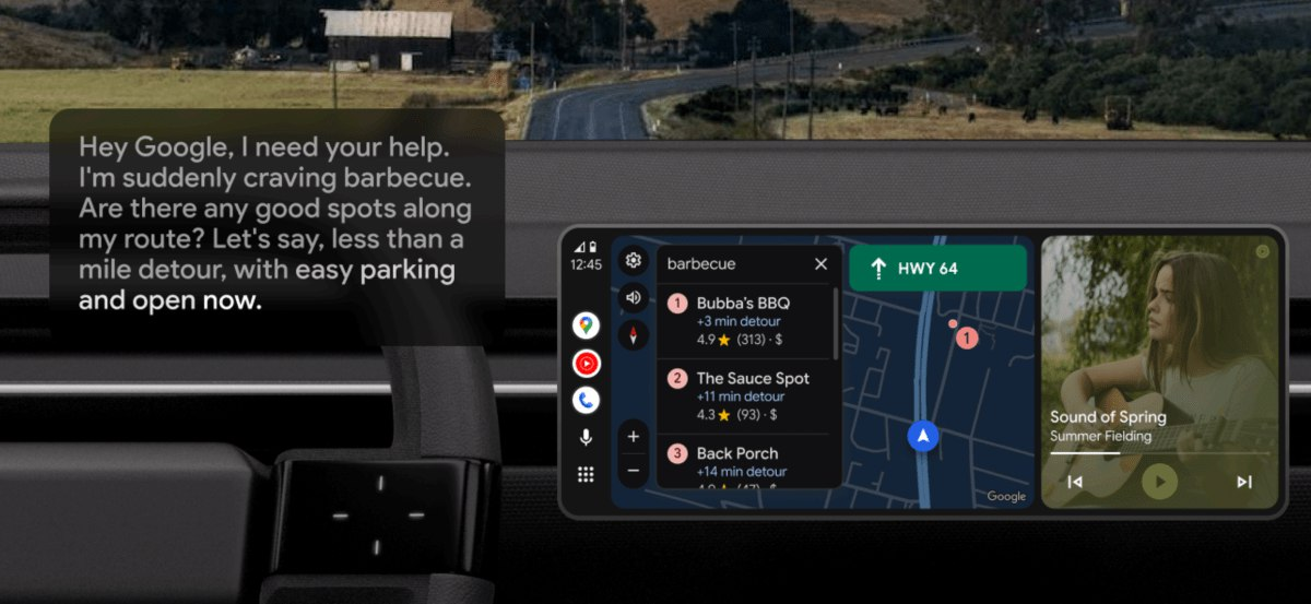 Google запускает Gemini в Android Auto. ИИ-помощник теперь доступен за рулём - 1 Google запускает Gemini в Android Auto. ИИ-помощник теперь доступен за рулём - 1