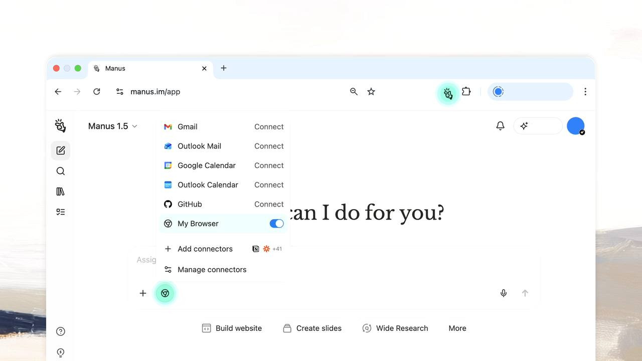Manus представила Browser Operator — ИИ-агенты, которые работают с браузером - 1