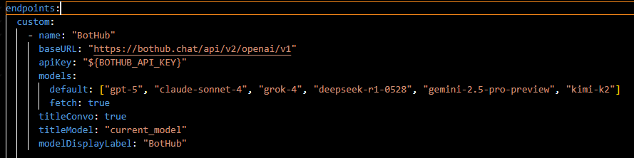 LibreChat: open-source интерфейс для ваших моделей в экосистеме BotHub - 11