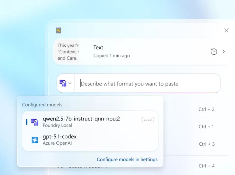 Microsoft представила функцию копипасты на базе локального ИИ - 1