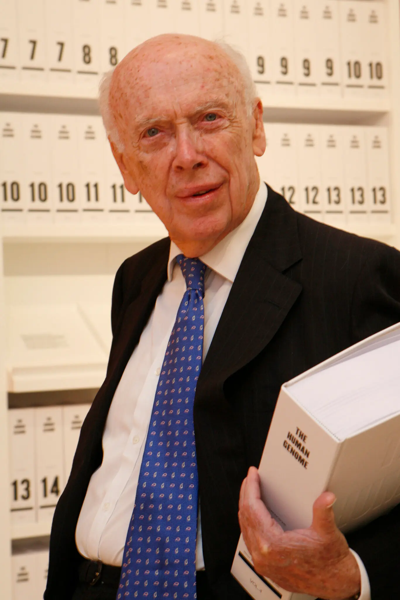  Джеймс Уотсон в Библиотеке генома человека в коллекции Уэллкома в Лондоне в 2007 году