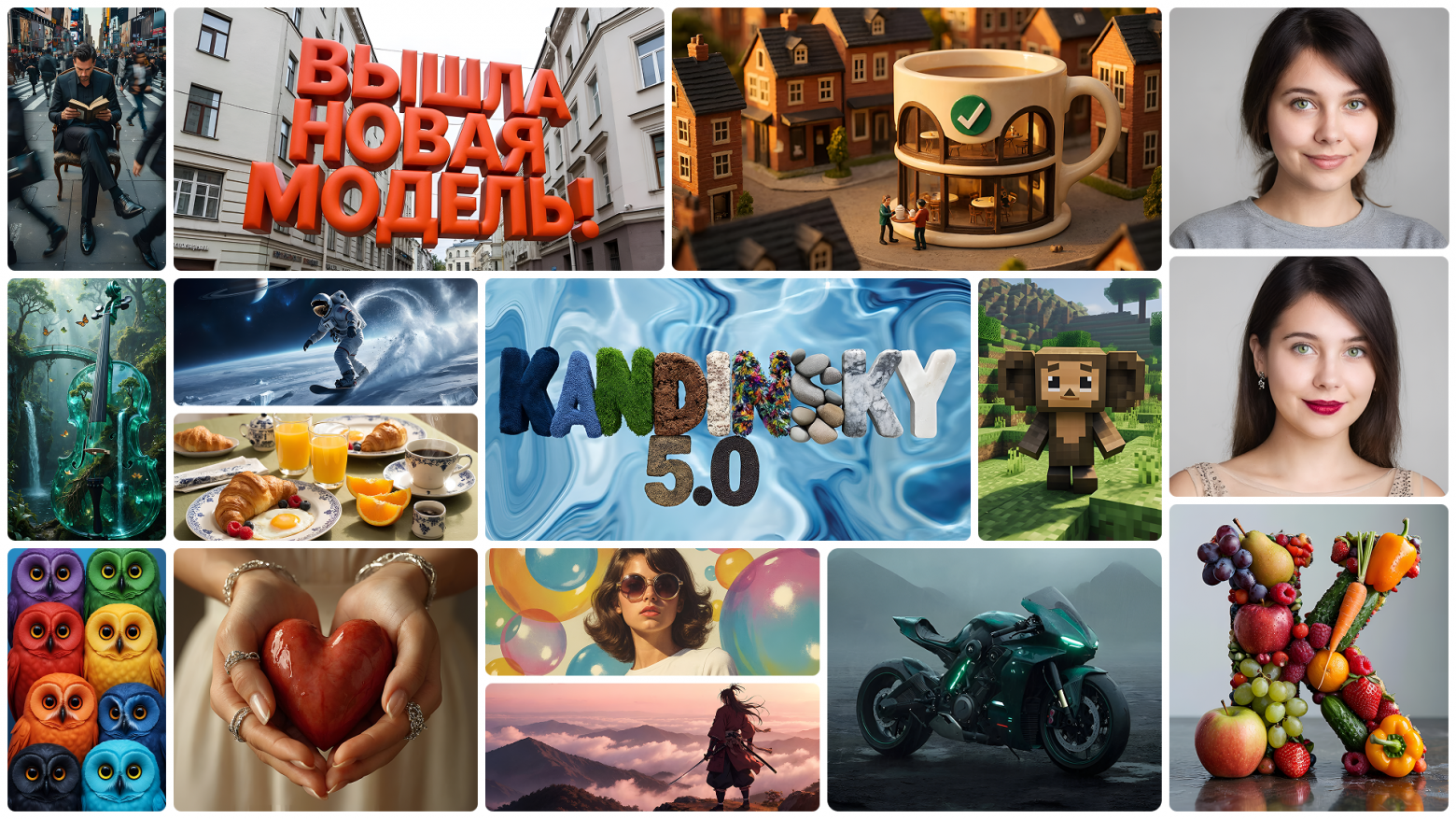 Kandinsky 5.0: линейка open-source моделей генерации изображений и видео нового поколения - 1