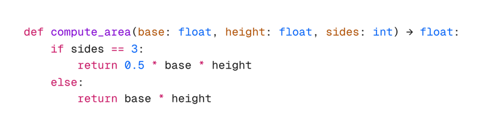 Аннотируем типы в нашей функции на Python 
