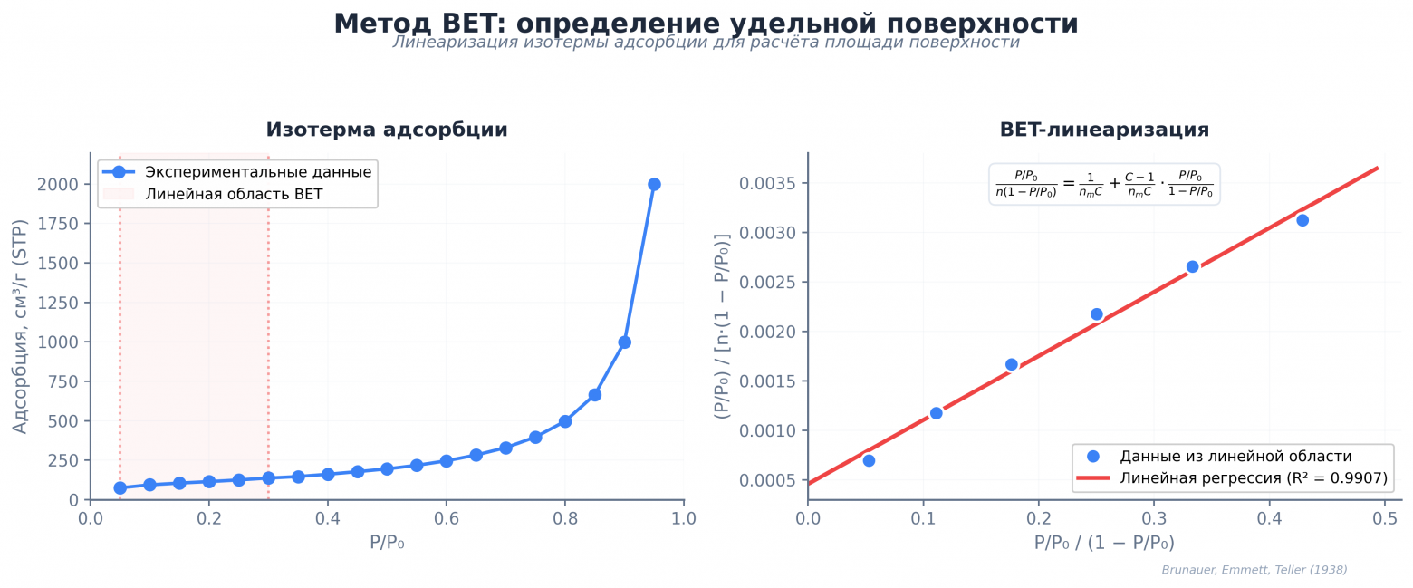 BET линеаризация