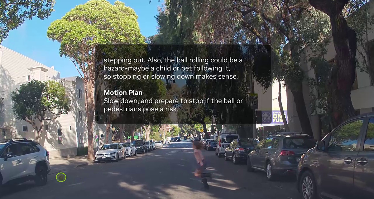 Не просто объехать мяч, а подумать о ребёнке: Nvidia показала открытую модель DRIVE Alpamayo-R1 - 1