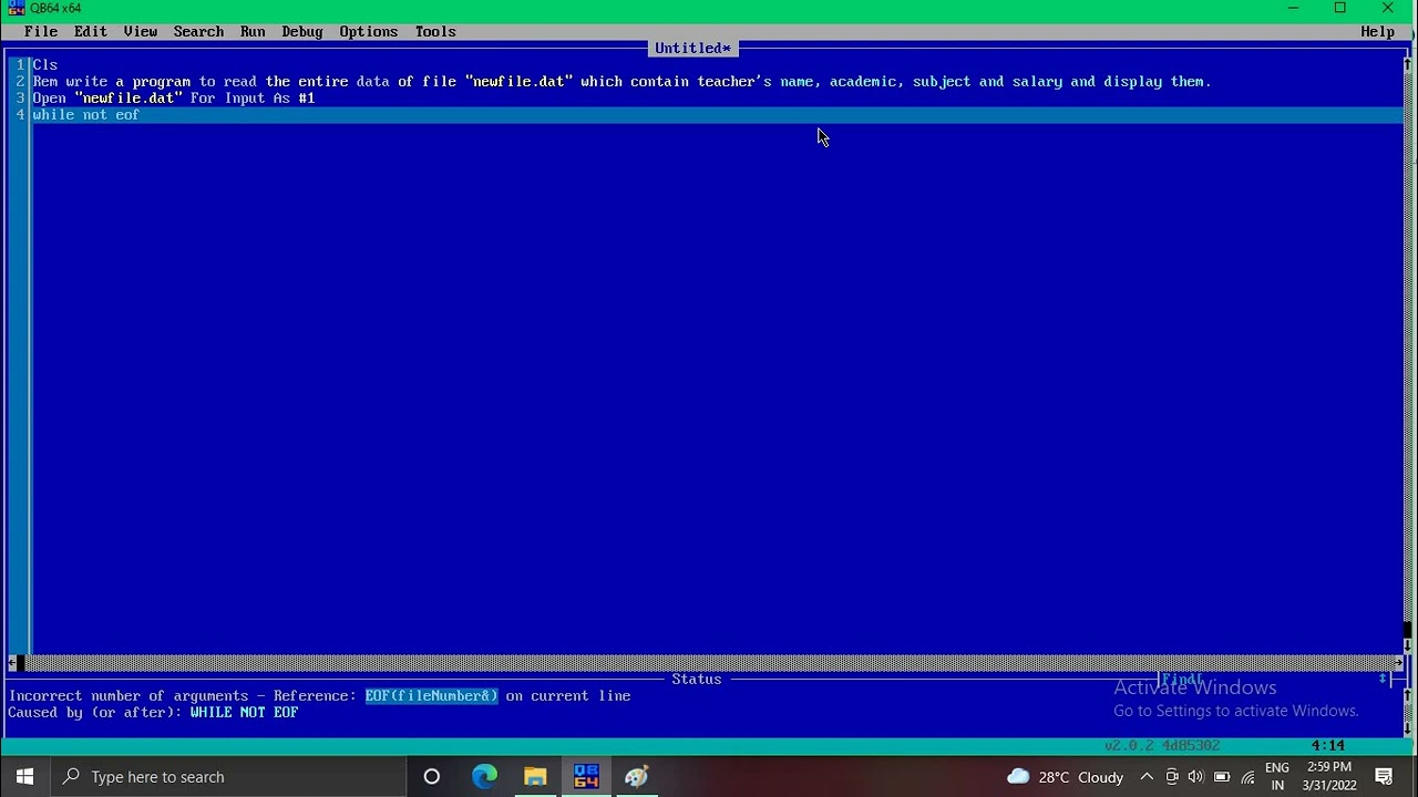 Что было бы, если BASIC развивался вместо C и Python - 16