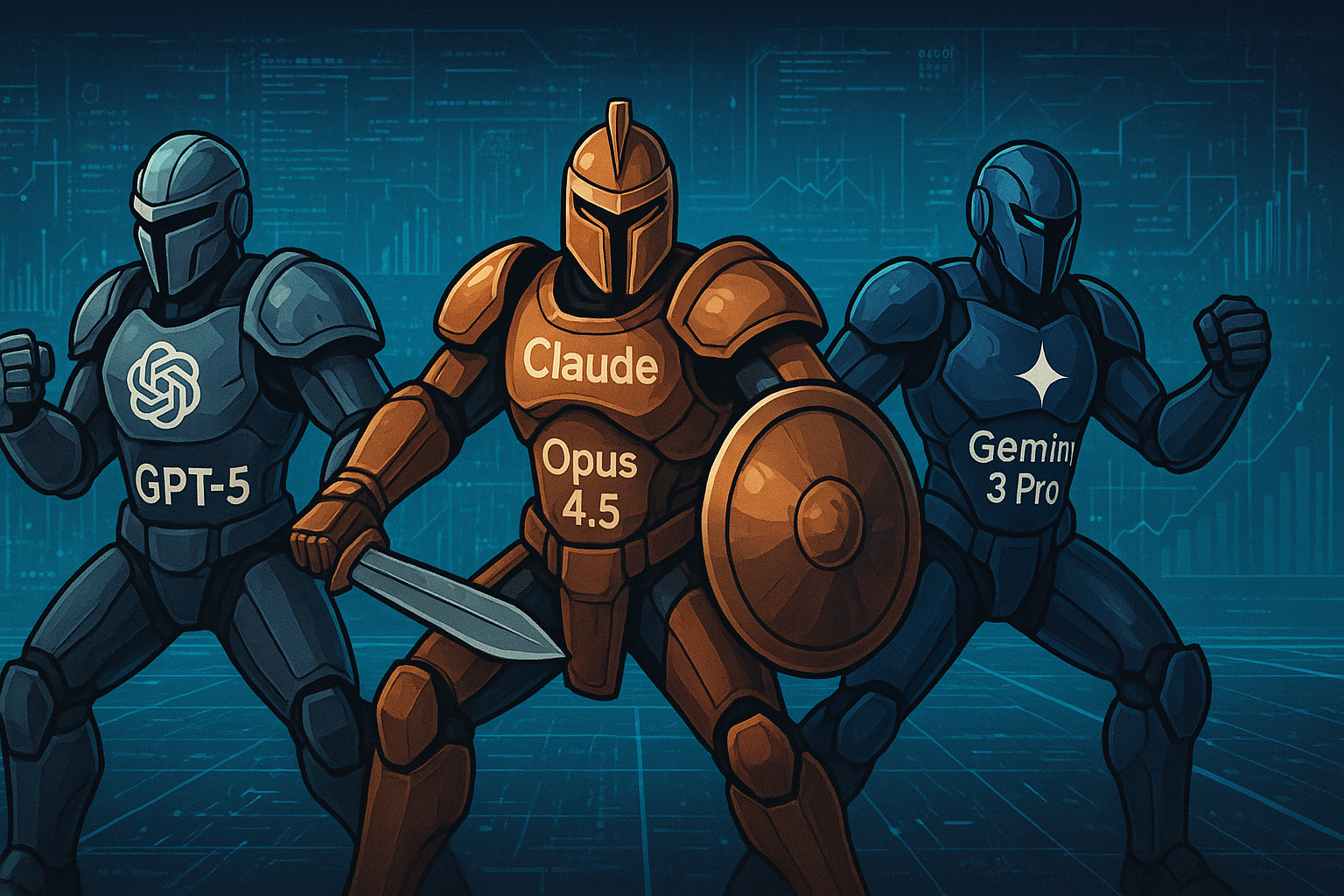 GPT-5 vs Claude Opus 4.5 vs Gemini 3 Pro: битва reasoning-моделей. Кто победил в 2025? - 1 GPT-5 vs Claude Opus 4.5 vs Gemini 3 Pro: битва reasoning-моделей. Кто победил в 2025? - 1