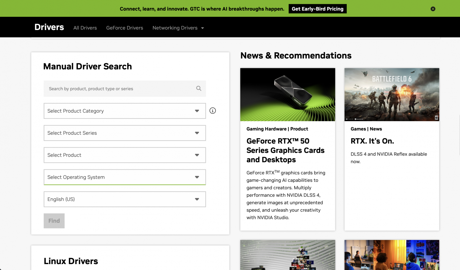 Шаг 1.2 Найдите свой драйвер Nvidia Шаг 1.2 Найдите свой драйвер Nvidia