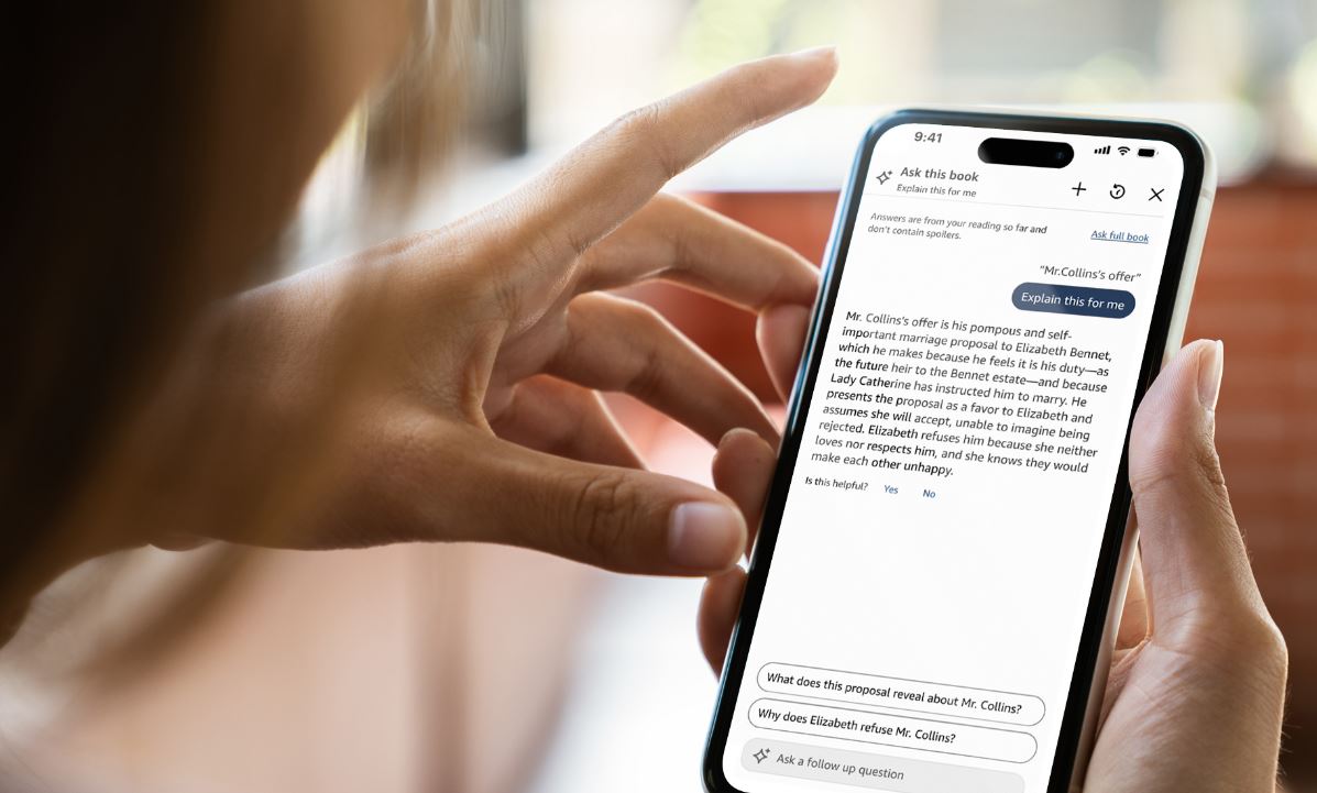 Читалки Kindle стали применять ИИ для ответов на вопросы о книгах - 1 Читалки Kindle стали применять ИИ для ответов на вопросы о книгах - 1
