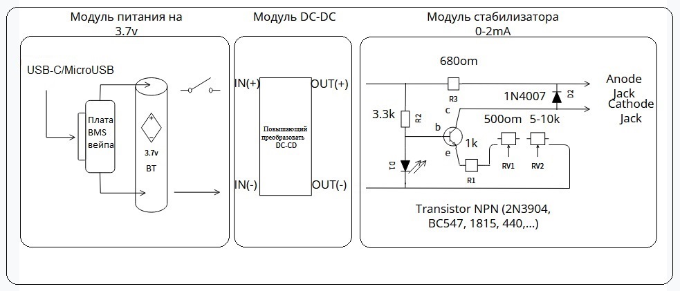 Мой вариант схемы подключения Мой вариант схемы подключения