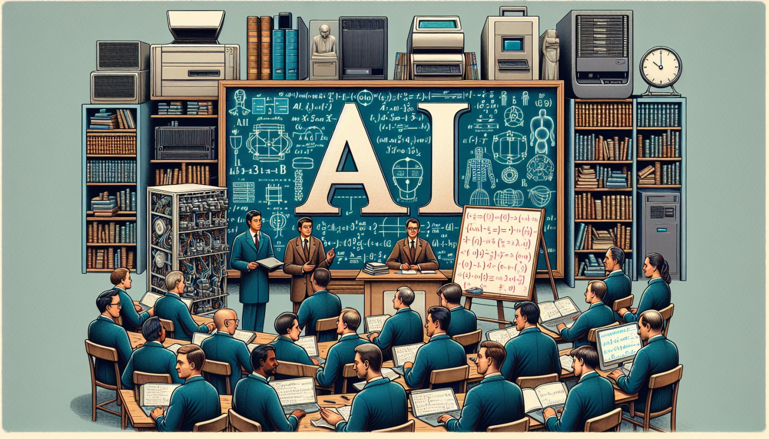 Сюжет об ИИ № 1. Как все начиналось и краткая история символического ИИ - 1 Сюжет об ИИ № 1. Как все начиналось и краткая история символического ИИ - 1