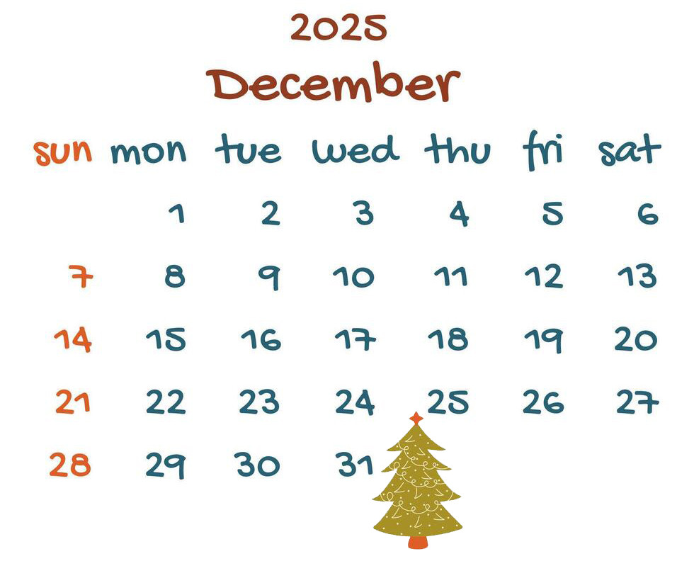 Инструкция рассчитана на несколько задач в течение всего декабря