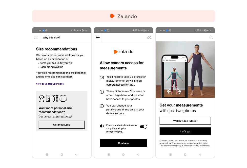 Zalando: персональный 3D-аватар