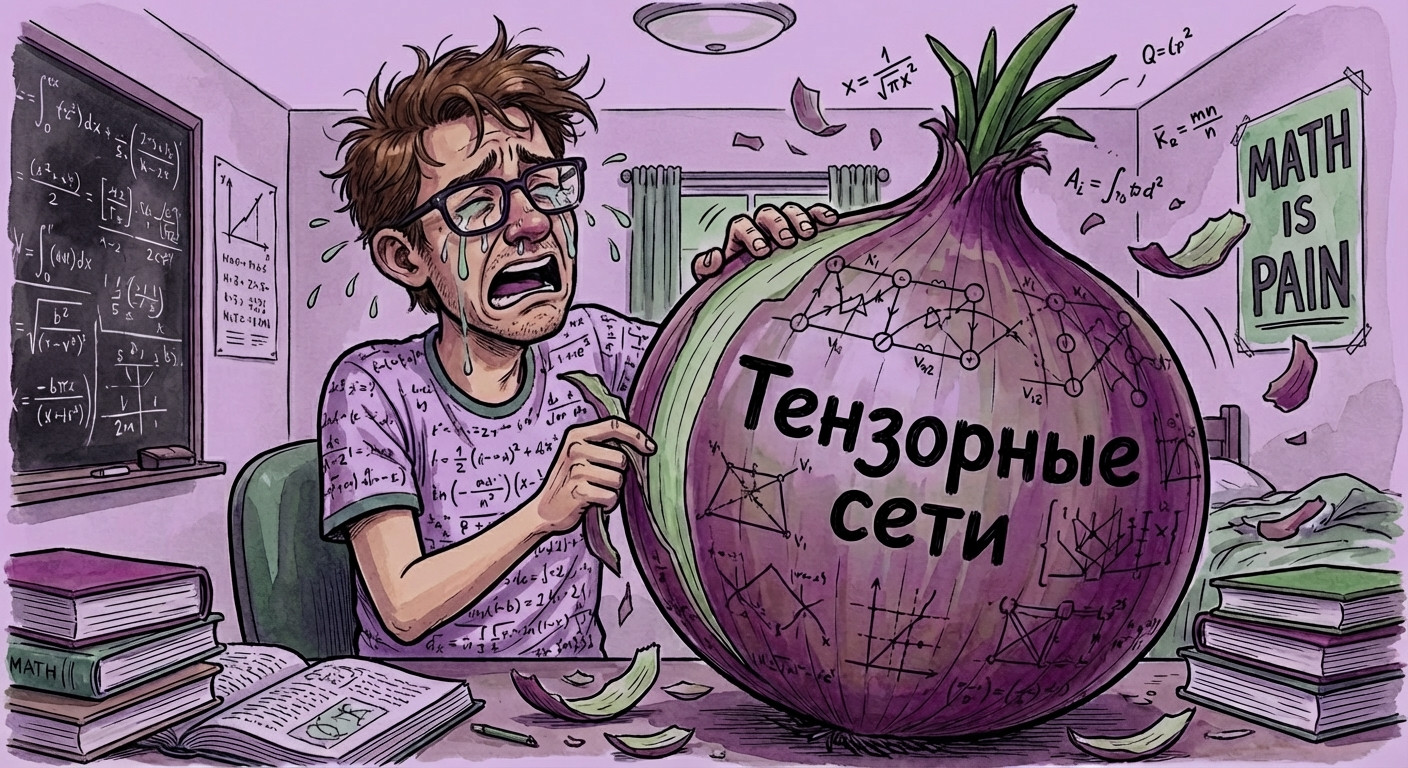 Тензорные сети они как лук: кто в них вникает, тот слезы проливает