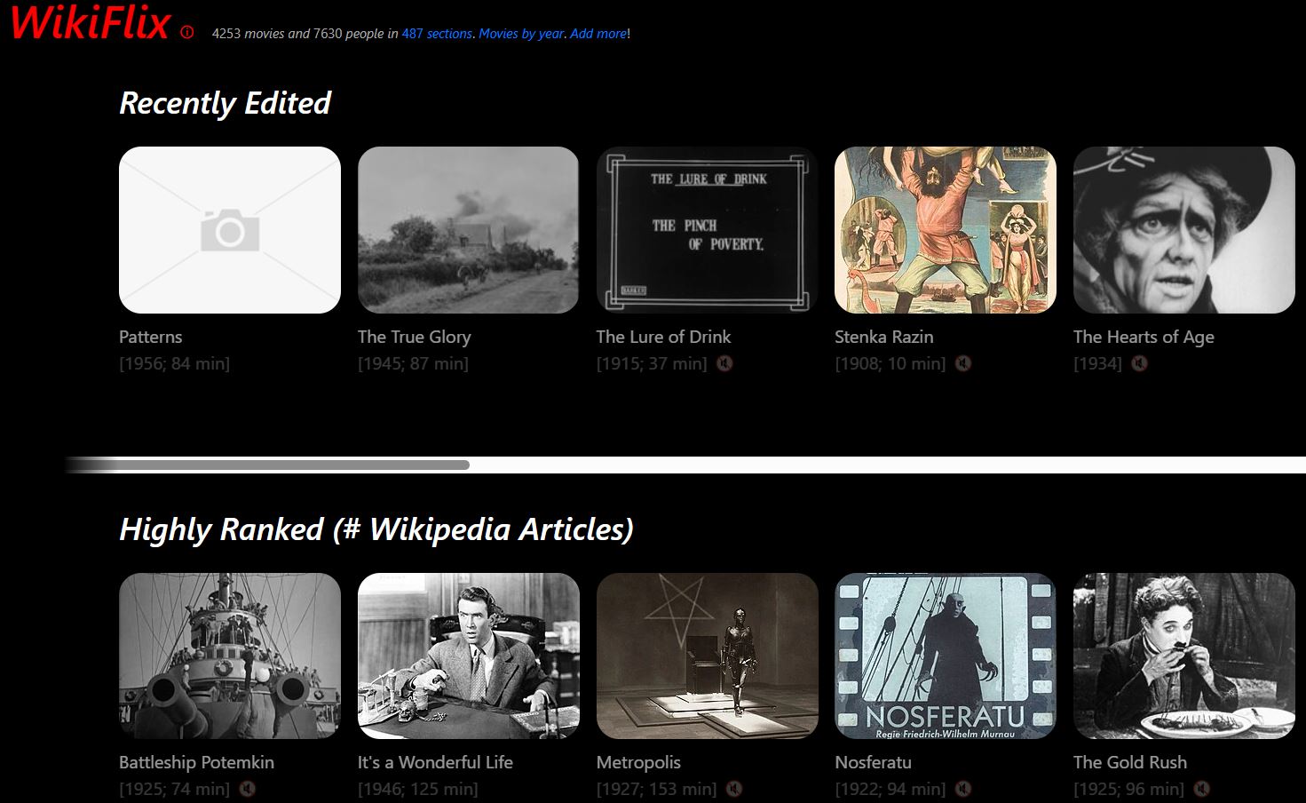 Сервис WikiFlix предлагает аналог Netflix 100-летней давности - 1