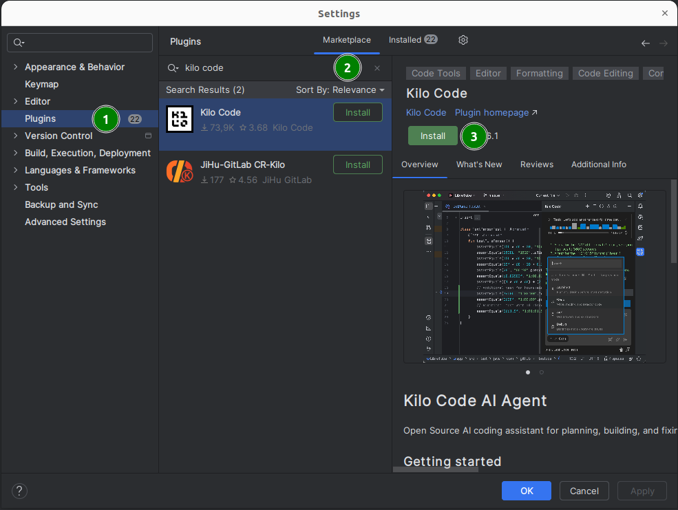 Вайбкодим с плагином Kilo Code в VS Code и IntelliJ IDEA из России - 4