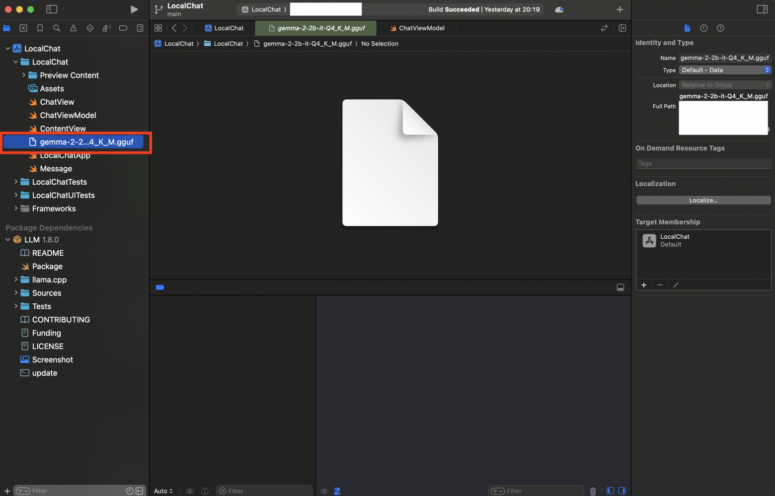 Часть 5. Добавление модели