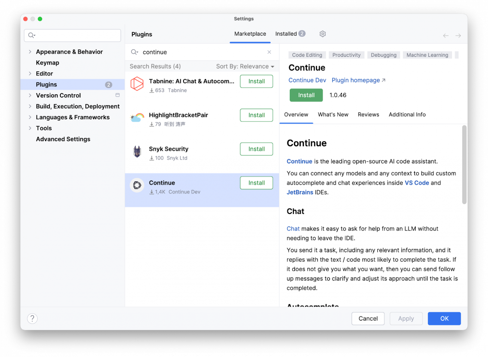 Настраиваем ИИ-помощника бесплатно и без вендорлока в IntelliJ IDEA, GoLand, WebStorm, OpenIDE и GigaIDE - 1 Настраиваем ИИ-помощника бесплатно и без вендорлока в IntelliJ IDEA, GoLand, WebStorm, OpenIDE и GigaIDE - 1