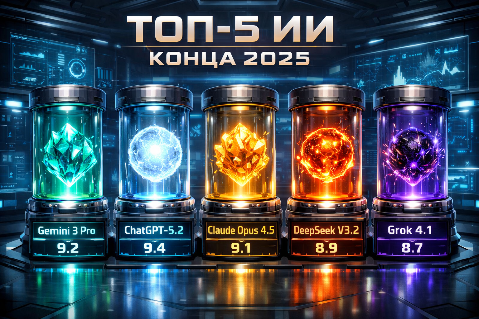 Битва титанов ИИ: рейтинг топ-5 умнейших моделей конца 2025 года - 1