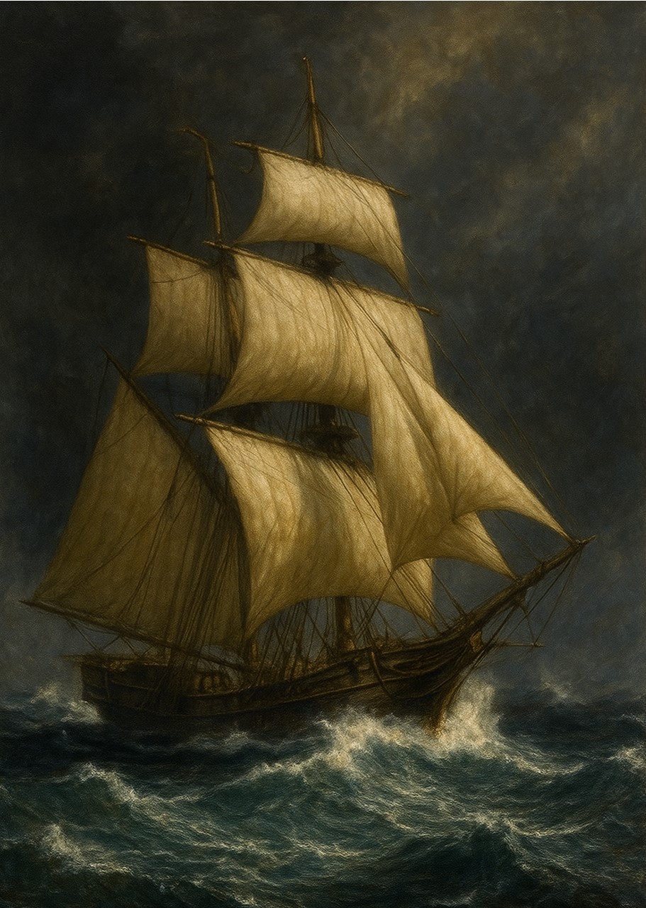 Бригантина от ChatGPT — ИИ справляется отлично, имея много примеров.