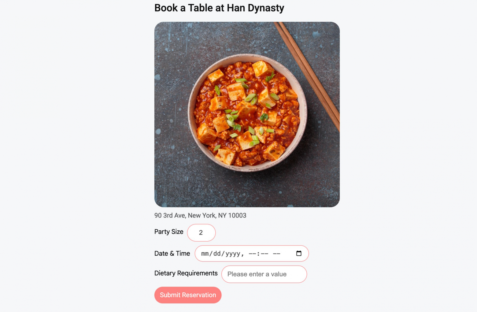 Вместо долгого текстового чата агент мгновенно создает форму бронирования