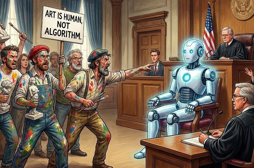 Как компании-разработчики ИИ столкнулись с обвинениями в краже картинок и текстов (и что из этого вышло) - 1