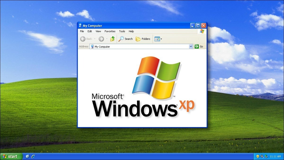 Однако даже с таким бэкграундом Windows XP работает до сих пор