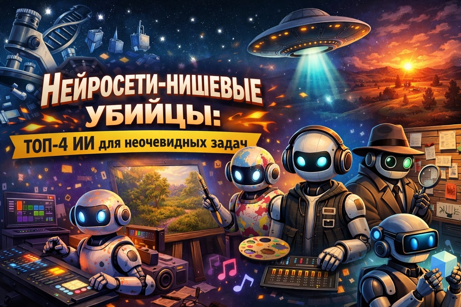 Нейросети-нишевые убийцы: топ-4 ИИ для неочевидных задач - 1 Нейросети-нишевые убийцы: топ-4 ИИ для неочевидных задач - 1