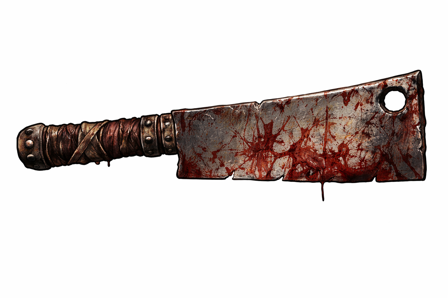 Нож мясника, крюк реализуем позже