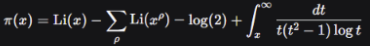 Это одна из самых поразительных формул в математике. Левая часть, π(x) — дискретная, «ступенчатая» функция, подсчитывающая простые числа. Правая часть — это гладкое приближение (интегральный логарифм Li⁡(x)) минус корректирующие члены, связанные с каждым нетривиальным нулём ρρ дзета-функции. Каждый нуль вносит свою осциллирующую «поправку». Таким образом, нули дирижируют мелодией отклонений простых чисел от ожидаемой гладкой кривой. Хаос в распределении π(x) прямо и точно порождается расположением этих нулей.  