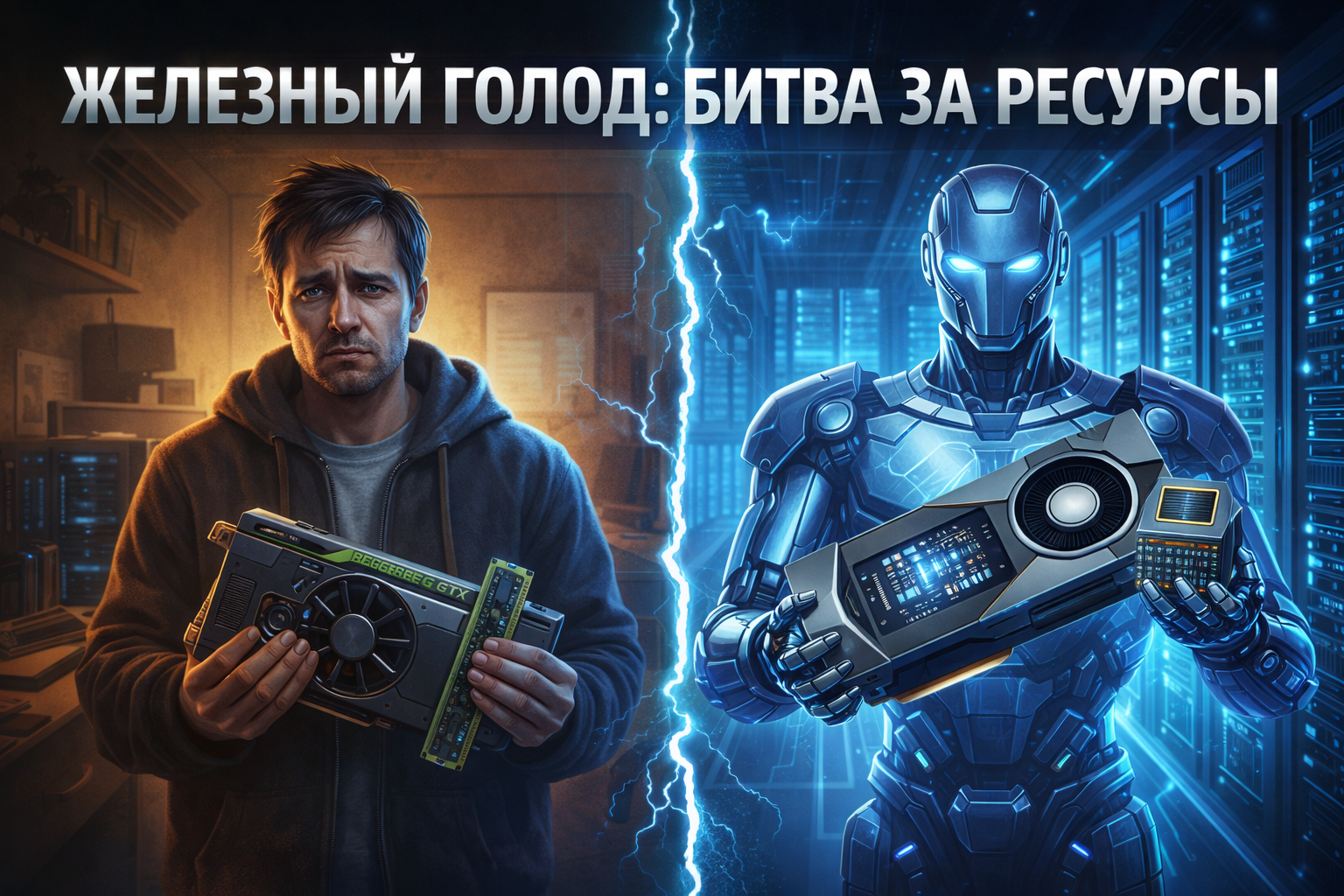 Железный голод: почему ИИ съедает GPU и память - 1