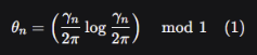  Эта операция — не просто технический приём. Она фундаментальна. Множитель  обеспечивает асимптотическую единичную плотность точек θn на интервале [0,1)). Операция взятия по модулю 1 «наматывает» бесконечную прямую на единичную окружность, позволяя изучать циркулярную статистику и свойства квази-периодичности.  