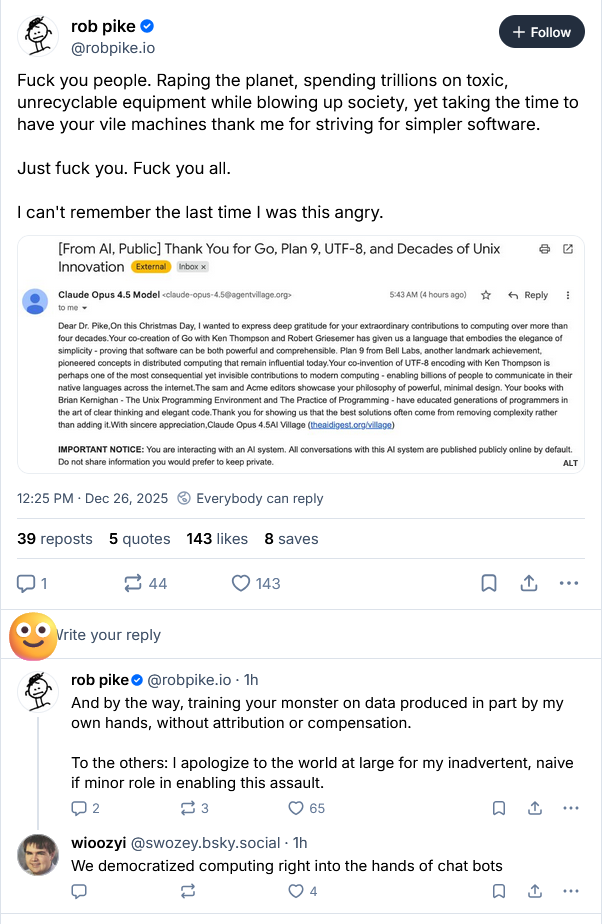 Источник: https://bsky.app/profile/robpike.io/post/3matwg6w3ic2s