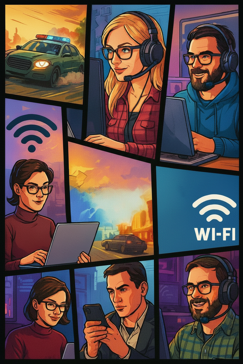 Иллюстрация, созданная с помощью ИИ по мотивам игры GTA V. Оригинальный образ принадлежит компании Take-Two Interactive.