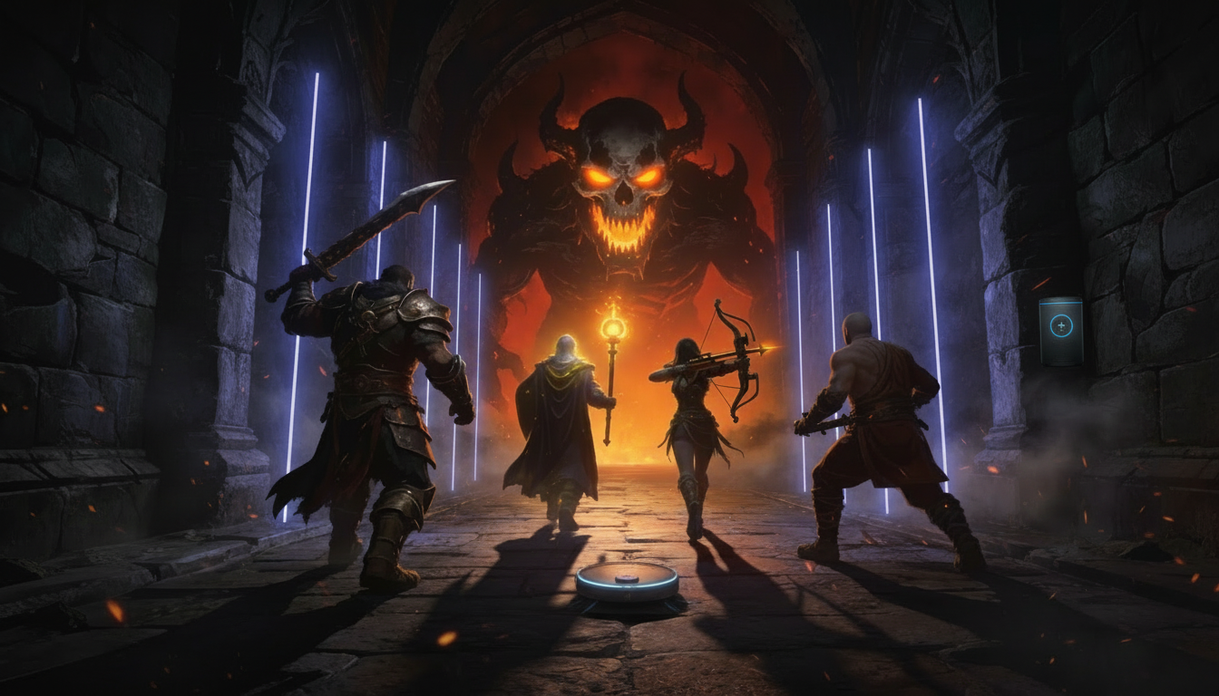 Иллюстрация, созданная с помощью ИИ по мотивам игры Diablo III. Оригинальный образ принадлежит компании Blizzard Entertainment.