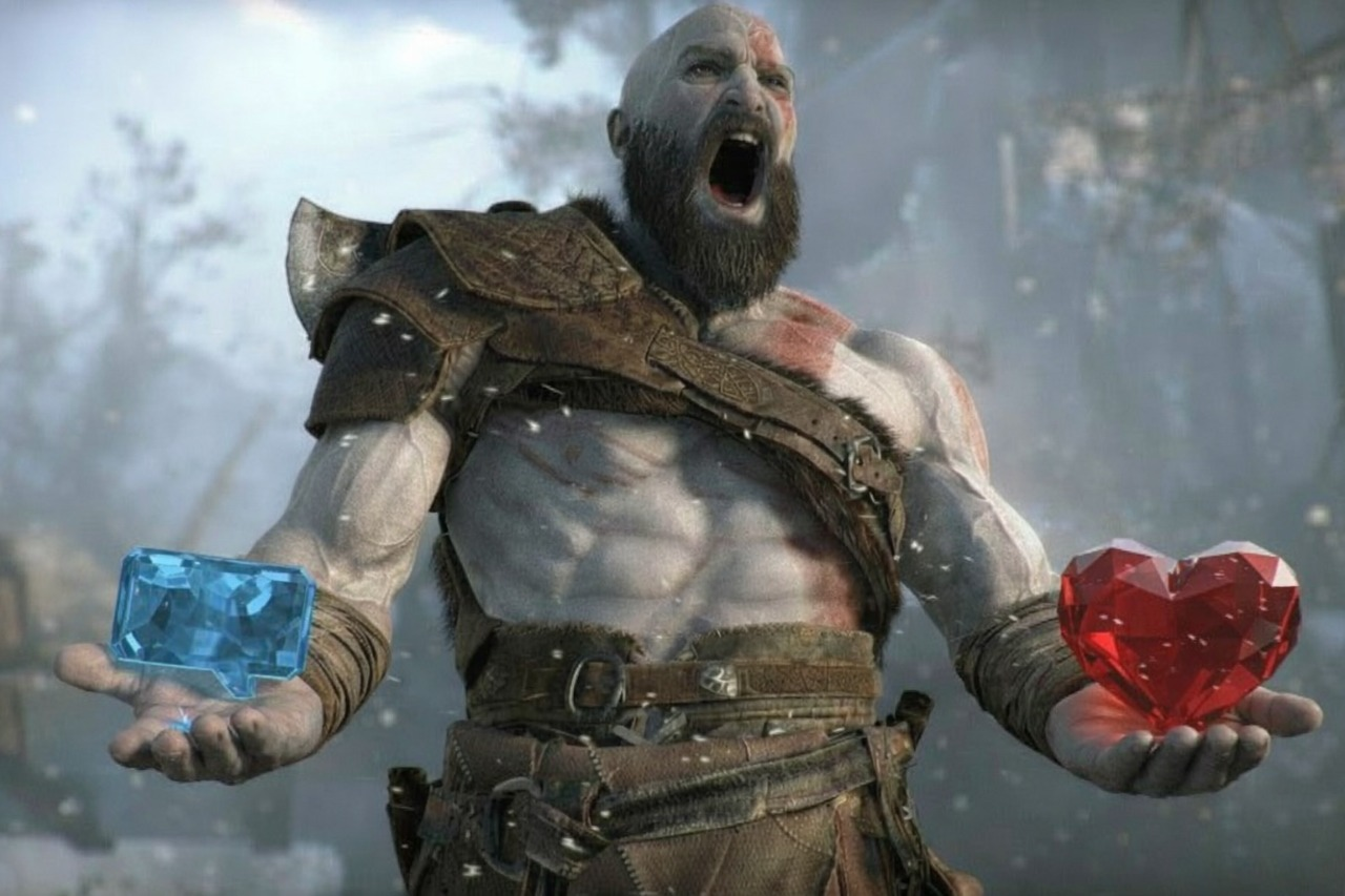 Иллюстрация, созданная с помощью ИИ по мотивам игры God of War. Оригинальный образ принадлежит Sony Interactive Entertainment.