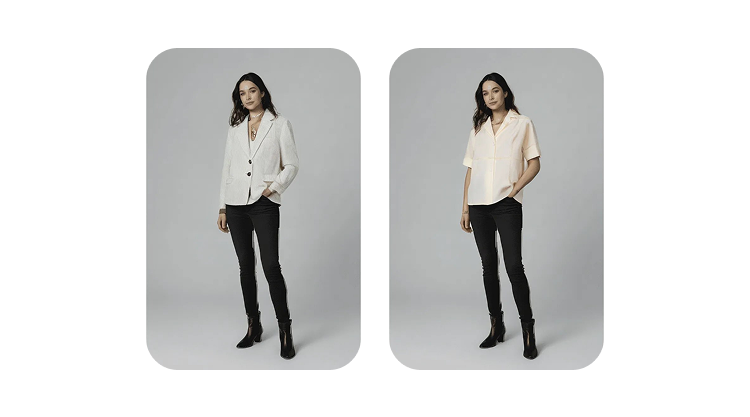 Leffa — неплохо сохраняются детали, но видны проблемы с пониманием общих контуров —  артефакты в районе запястий.