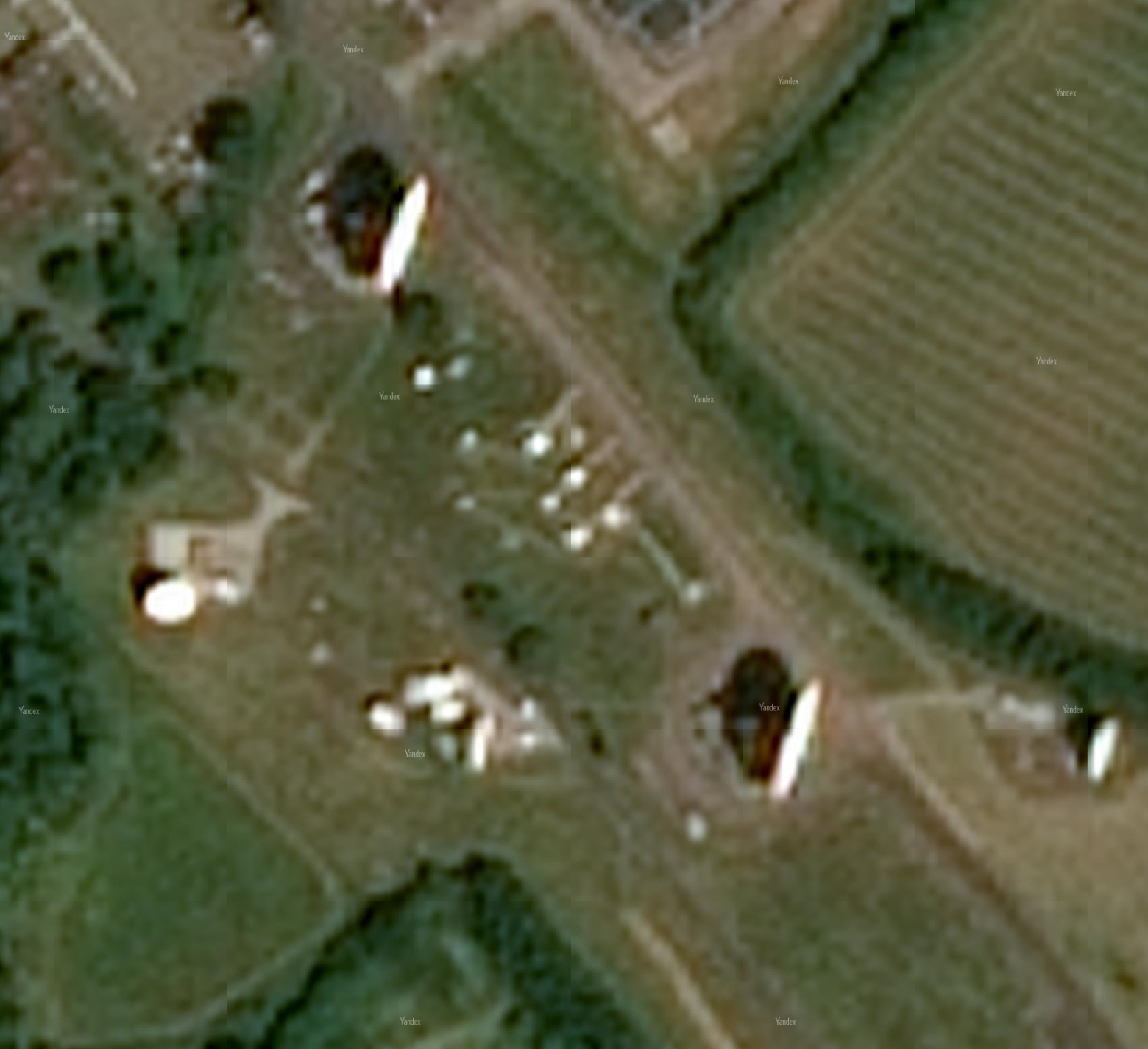 Рисунок 2. Пример спутниковых антенн из Yandex maps