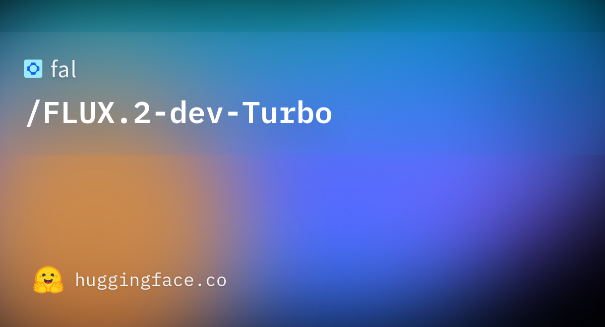 FAL AI выпустили FLUX.2 Dev Turbo - 1