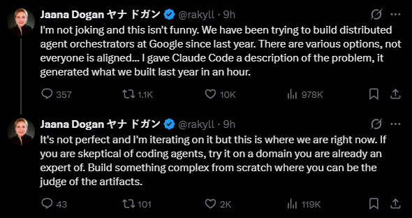 Инженер Google утверждает, что Claude Code за один час создал то, на что ее команда потратила год - 2